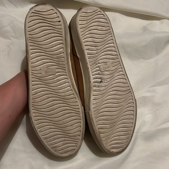 Mango Lace-Up Leather Suede Sneakers Sand size 10.5 - Picture 7 of 8